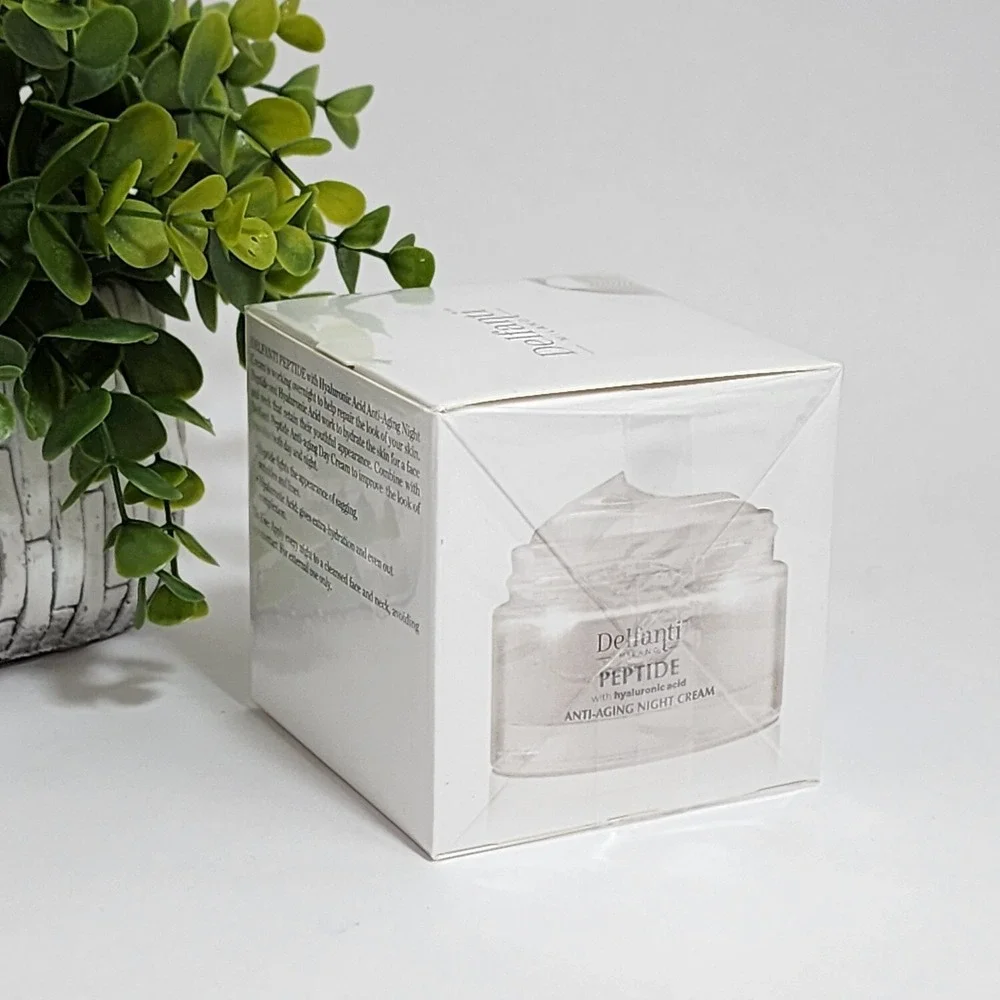 Delfanti Peptide with Hyaluronic Acid Night Cream Rejuvenating Nourishing 1.7 oz
